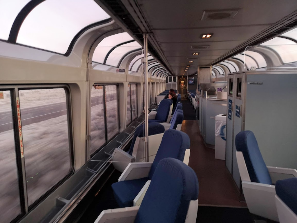 AMTRAK-Zug mit freier Kabine