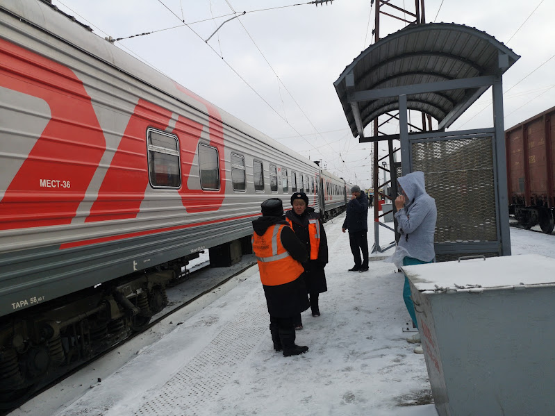 Trans-Siberian Railway Sleeping on long trains amidst white snow A dream that I tried to make